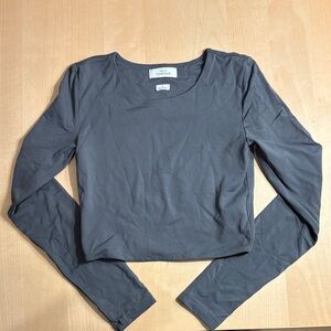 Aritzia Women's Gray Long Sleeve Top